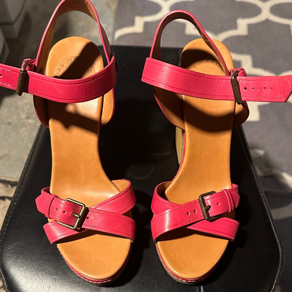Marc Jacobs Vibrant Pink Sandals